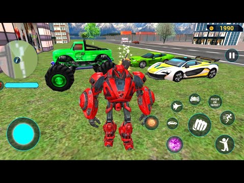 Optimus Prime Multiple Transformation Jet  Robot Car Games 2021 -   Android Gameplay FHD