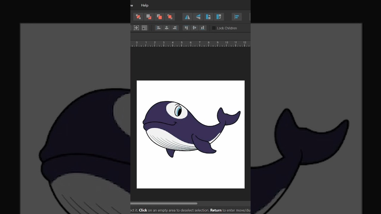 Cute whale vector! #subscribe for #vectorart #tutorials #affinitydesigner Thanks for looking!