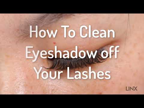 HOW TO CLEAN EYESHADOW OFF YOUR DIY LASH EXTENSIONS