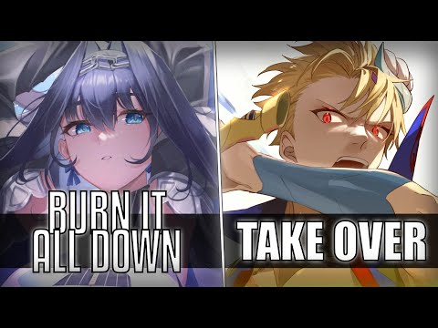 [Switching Vocals] - Burn It All Down X Take Over | League of Legends (C013 Huff)