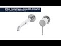 Купити зі стінки змішувач для раковини Grohe 29192001 Essence New 183 мм кран вбудований M-Size, монтаж зі стіни зовнішня частина, хром в Києві vannaja.kiev.ua
