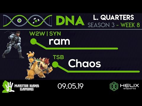 DNA S3:W8 - W2W | SYN | ram (Snake) Vs. TSB | Chaos (Bowser) - L Quarterfinals