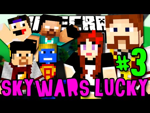 SirKazzio - Minecraft: SKYWARS LUCKY - #3 - THE MOST AGGRESSIVE PVP EVER!!