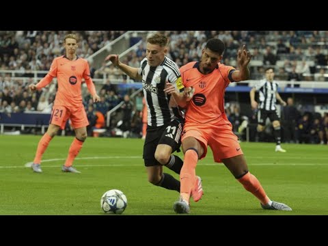 Ronald Araujo BEAST MODE Barcelona vs Newcastle United (A) UCL 25/26