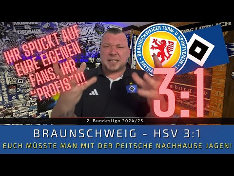 Braunschweig - HSV 3:1 | Mit der PEITSCHE nachhause JAGEN! ANSAGE an den HSV !