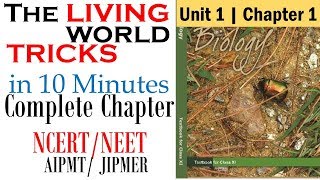 The living world biology class 11 neet | ncert chapter 1 biology class 11 tricks