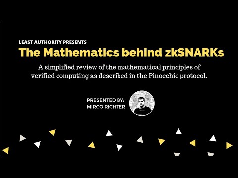 The Mathematics behind zkSNARKS