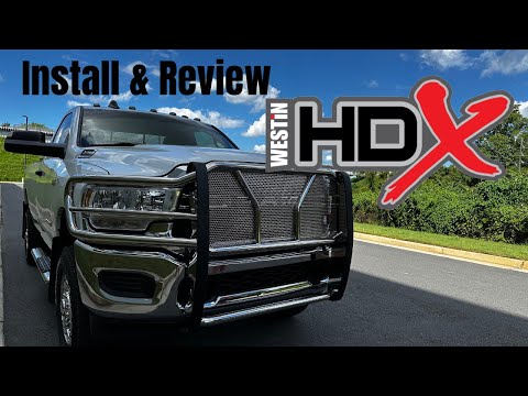 Westin HDX Grill Guard Installation & Review | Ram 2500 4x4 Tradesman @westinautomotive