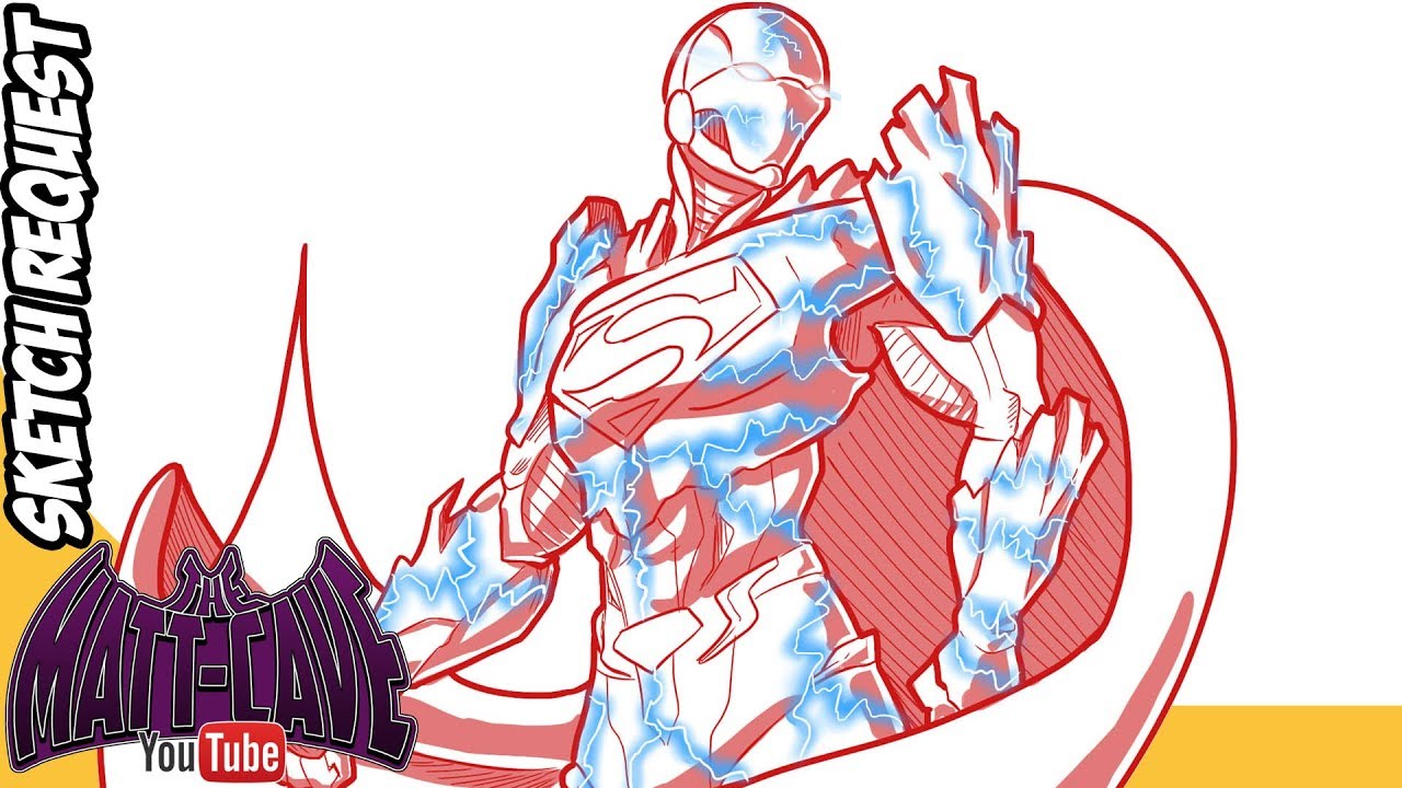 Sketch Request - Superman - House of El Warsuit