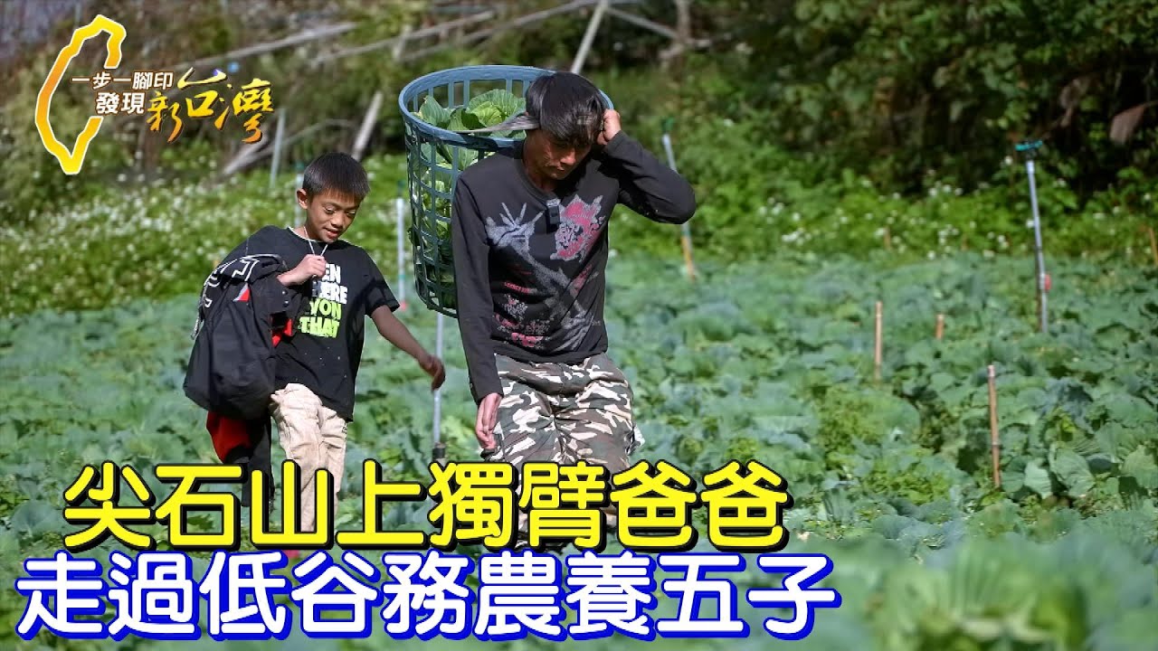 《一步一腳印》尖石山上獨臂單親爸爸 父兼母職扶養5個小孩