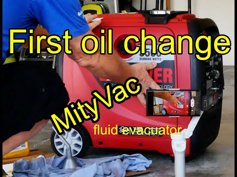 iPower 3800 inverter generator first oil change