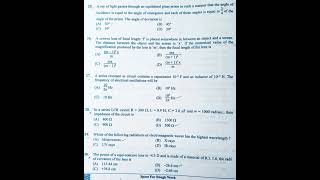 Download lagu Physics CET exam question paper mp3 Download lagu Physics CET exam question paper mp3