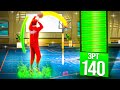 I Broke NBA2K With A 140 3pt Rating Full Court Greens