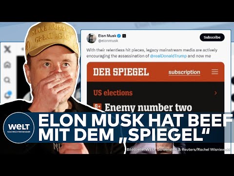 ELON MUSK: Tesla-Chef legt sich mit dem "Spiegel" an! Dieser Artikel bringt ihn in Rage