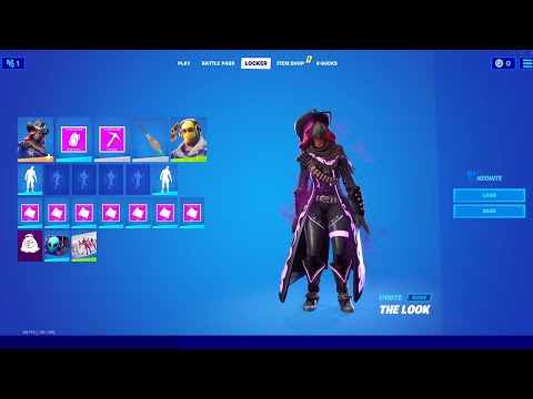 Fortnite The Look Emote BUT Every Second is a different Battlepass Character..(100% Sync)