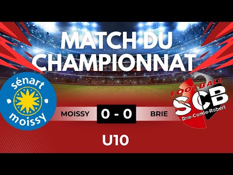 MATCH DU CHAMPIONNAT U10, SÉNART MOISSY VS SC BRIE