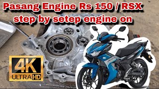 Download lagu Rakit mesin Honda gtr 150 Full tutorial step by step overhaul #RS150 #Rsx150 mp3