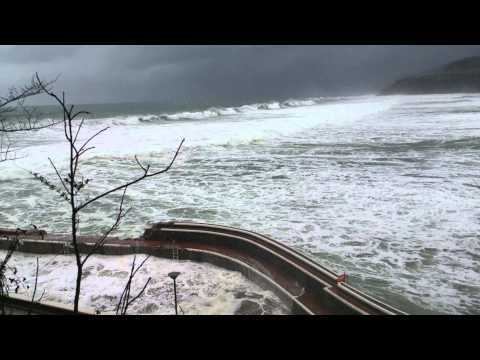 Oleaje zarautz 3-3-2014
