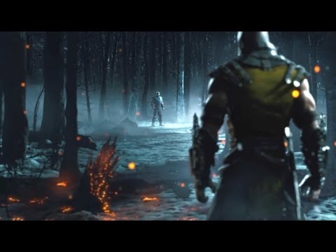 MORTAL KOMBAT X Sub zero vs Scorpion - Mortal Kombat Theme Song Original