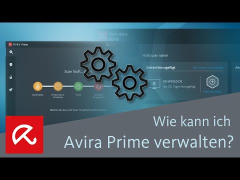 Wie kann ich Avira Prime verwalten?
