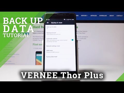 How to Enable Google Backup in VERNEE Thor Plus - Activate Backup Account