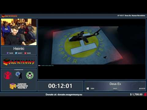 ESA Germany 2017 | Deus Ex Any% by Heinki