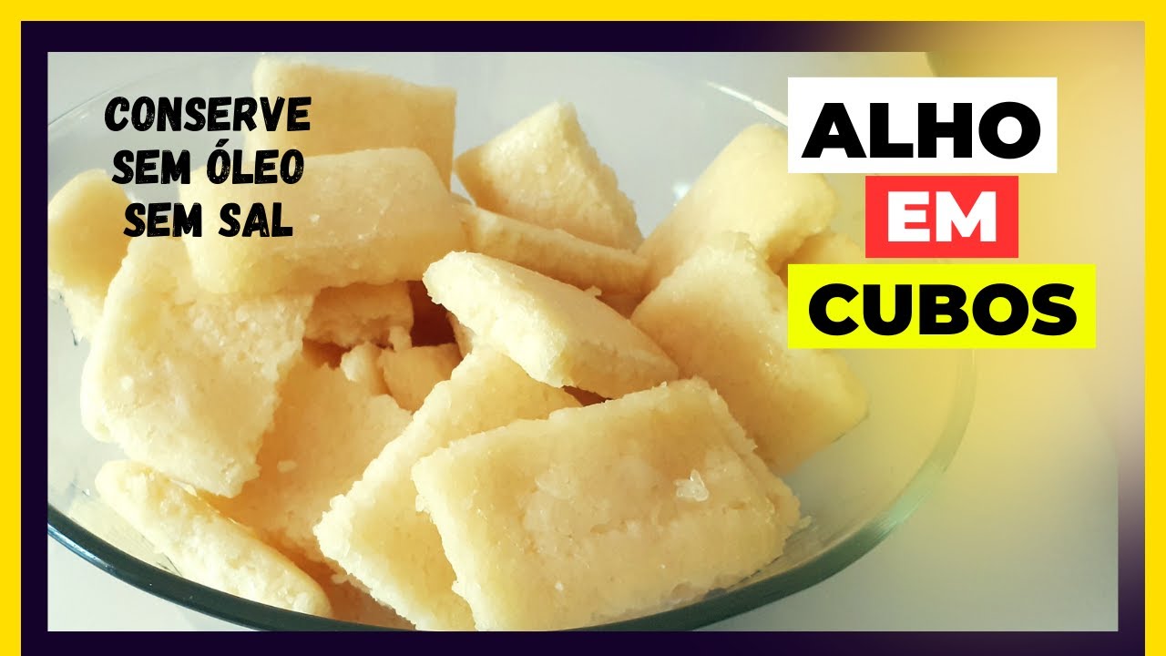 EU NÃO PICO ALHO TODO DIA | Aprendi a conservar alho por muito tempo #congelamento