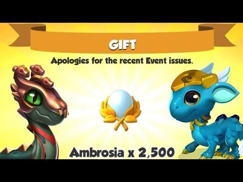 FREE 2500 AMBROSIA GIFT! Dragolympus Rising Event Continued! - DML #588