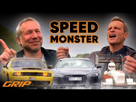 1,050 HP R8 vs. the World: GT2 RS, Demon & EV Prototype Face Off! 💥 | GRIP