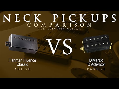 Fishman FLUENCE CLASSIC vs DiMarzio D ACTIVATOR - Neck Pickup Guitar Tone Comparison Demo