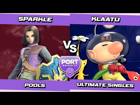 Port 6 Pools - SPARKLE (Hero) Vs. Klaatu (Olimar) SSBU Ultimate Tournament