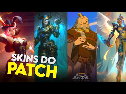 SKINS DO PATCH 8.12 + 8.11 BÔNUS E COMO CONSEGUIR - ⚡ Smite BR