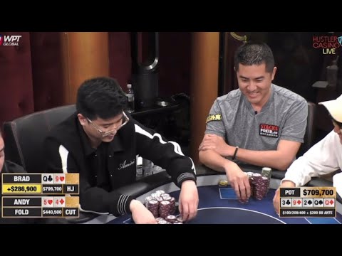 Can Brad do it to Andy again, in a $709,000 pot?