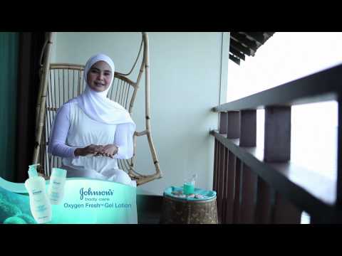 Rafidah Ibrahim with JOHNSON'S® body care Oxygen Fresh™ Gel Lotion