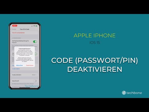 Code deaktivieren - Apple iPhone [iOS 15]