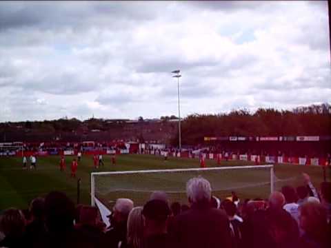 AFC Telford United Fans Singing Vs Alfraton Town Playoff semi final.