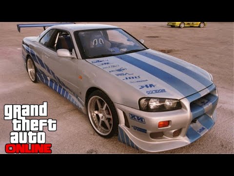 GTA V Nissan Skyline 2 fast 2 Furious