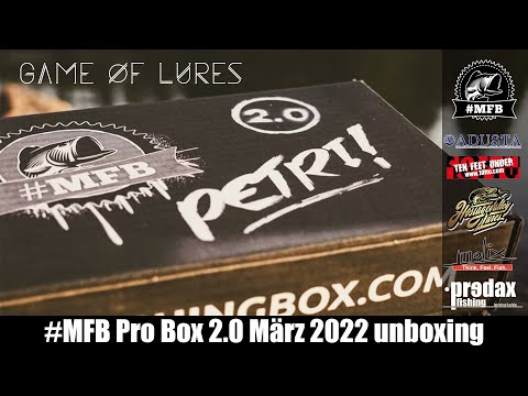 MFB - MyFishingBox Pro Box April 2022 unboxing