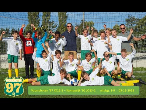 Voorschoten '97 JO13-2 - Stompwijk '92 JO13-1