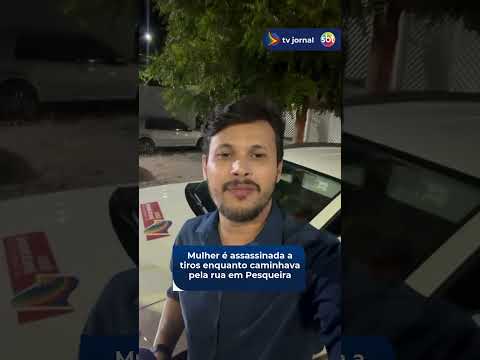 Mulher é assassinada a tiros enquanto caminhava pela rua em Pesqueira