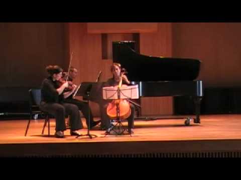 Lalo Piano Trio Op. 26 no. 3--concert at Green Mountain Chamber Music Festival
