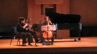 Lalo Piano Trio Op. 26 no. 3--concert at Green Mountain Chamber Music Festival
