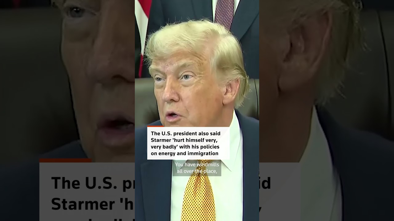 Video | Trump hits Starmer on stance over Iran war, energy, immigration