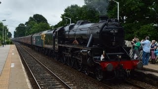 preview picture of video 'LMS 45231 The Sherwood Forester  - The Fellsman, Lancaster-Carlisle. 31/7/13'