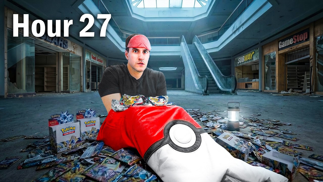 TRAPPED in a Dead Mall Until I Pull Charizard