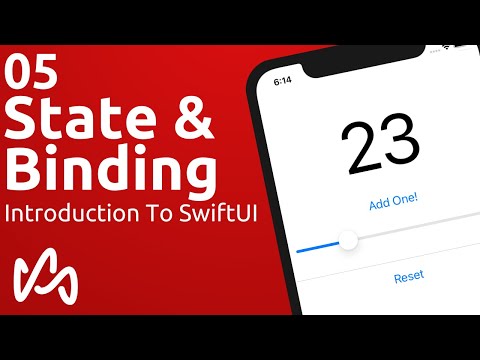 Part 05 | State & Binding | Introduction To SwiftUI | Learn How to Make iPhone Apps In Xcode