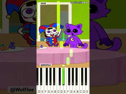 Pomni’s Amazing Magic! Pomni x Catnap x Yatta @WolfJoe - Piano Tutorial