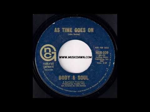 Body & Soul - As Time Goes On [National General Records] 1971 Psych Soul Funk 45 Video