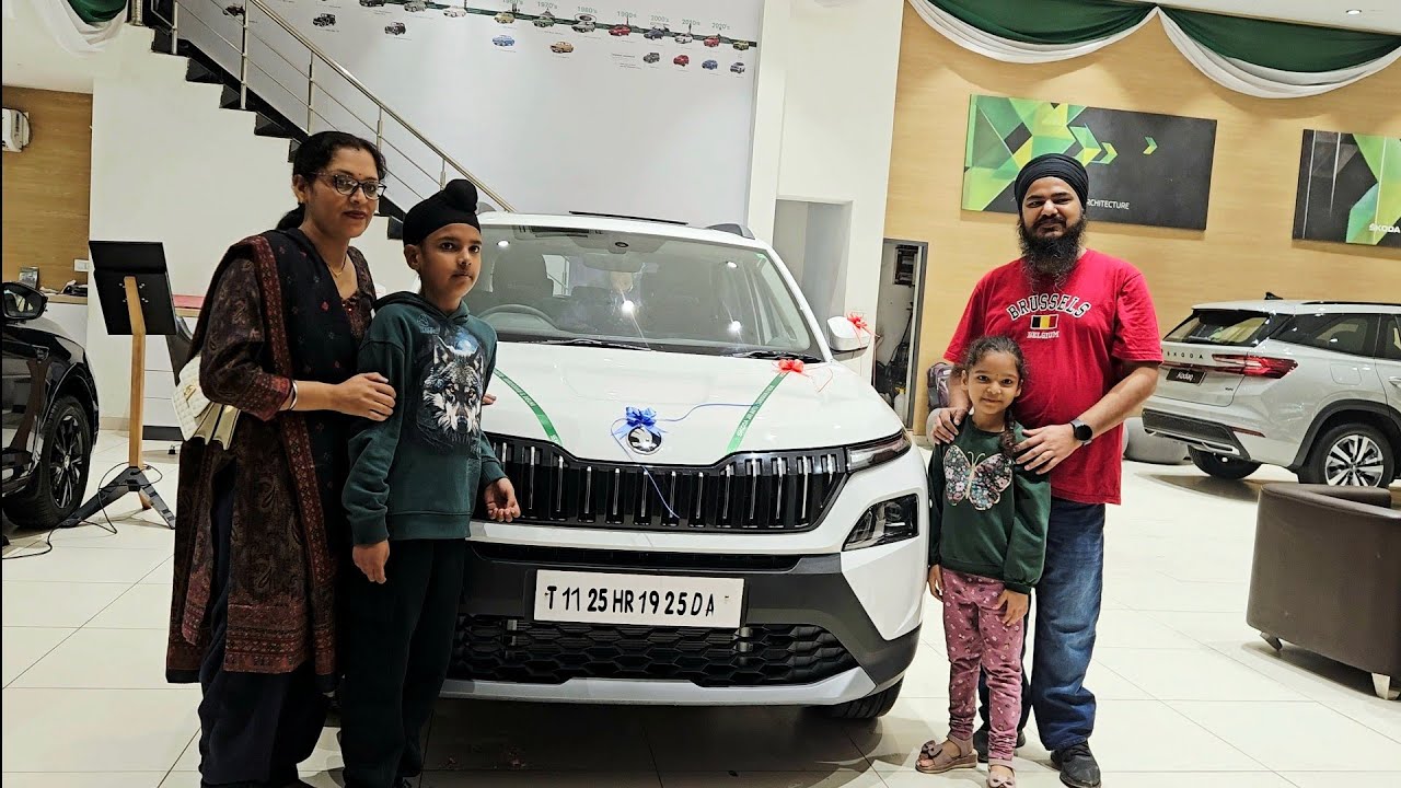 Our New Car Delivery Vlog 🚗✨ | Skoda Kylaq | The Sukhmani Diaries #skodakylaq #thesukhmanidiaries