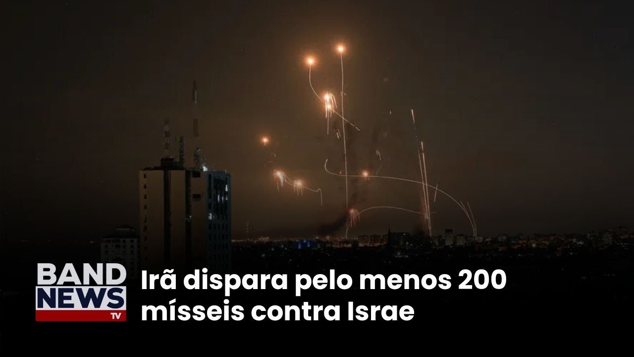 Exército de Israel: Irã lança quase 200 mísseis no país | BandNewsTV